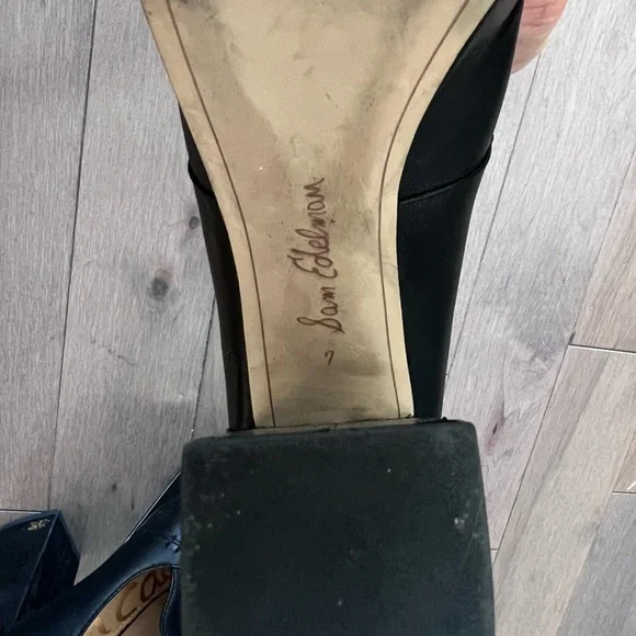 Sam Edelman "Aurelia" platform heeled loafers Sz 7 - Picture 2 of 4